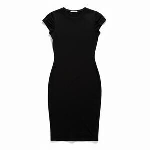 See You Monday Black Mini Dress